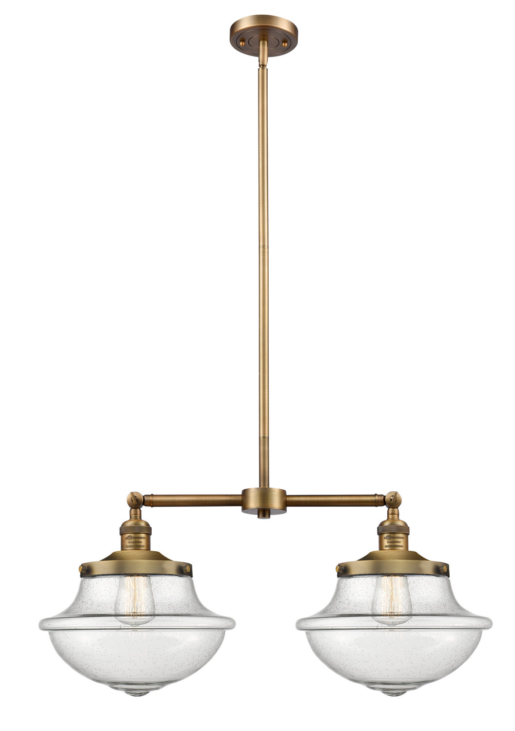 Innovations Franklin Restoration 209-BB-G544-LED Pendant Light - Brushed Brass