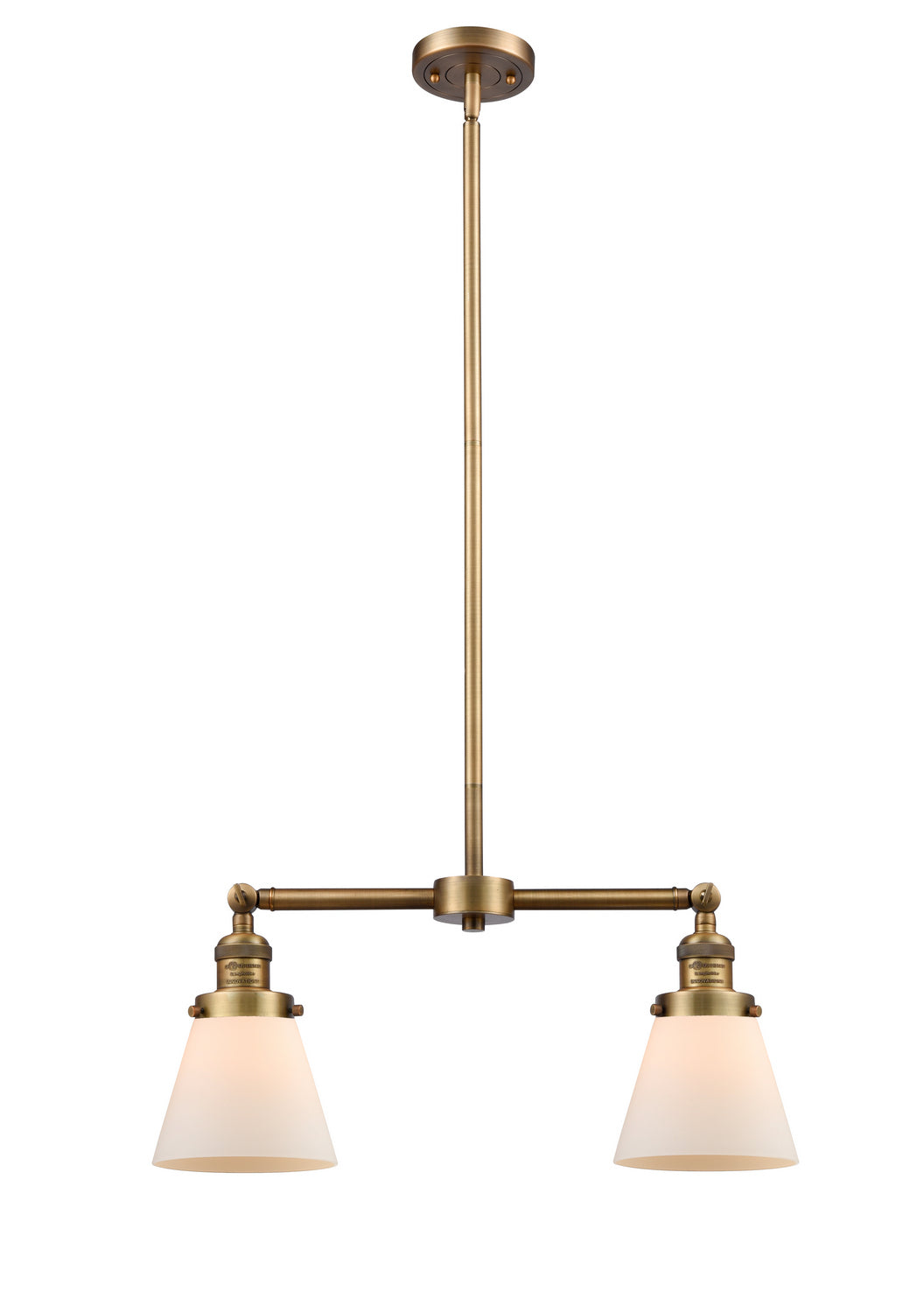 Innovations Franklin Restoration 209-BB-G61 Pendant Light - Brushed Brass