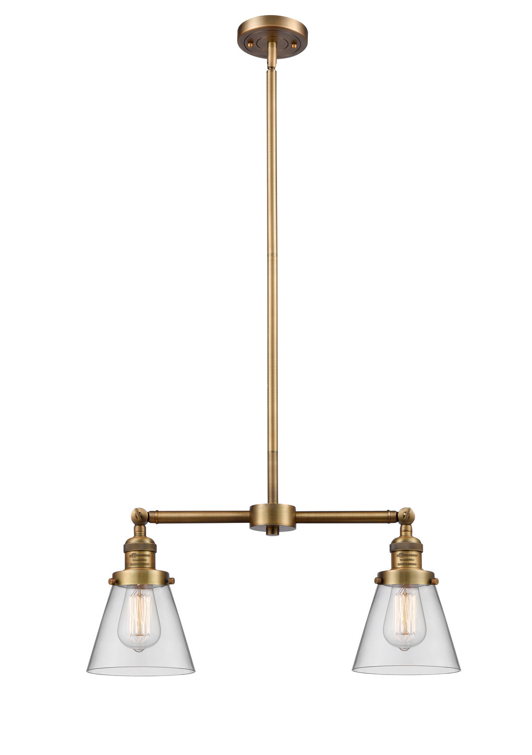 Innovations Franklin Restoration 209-BB-G62-LED Pendant Light - Brushed Brass