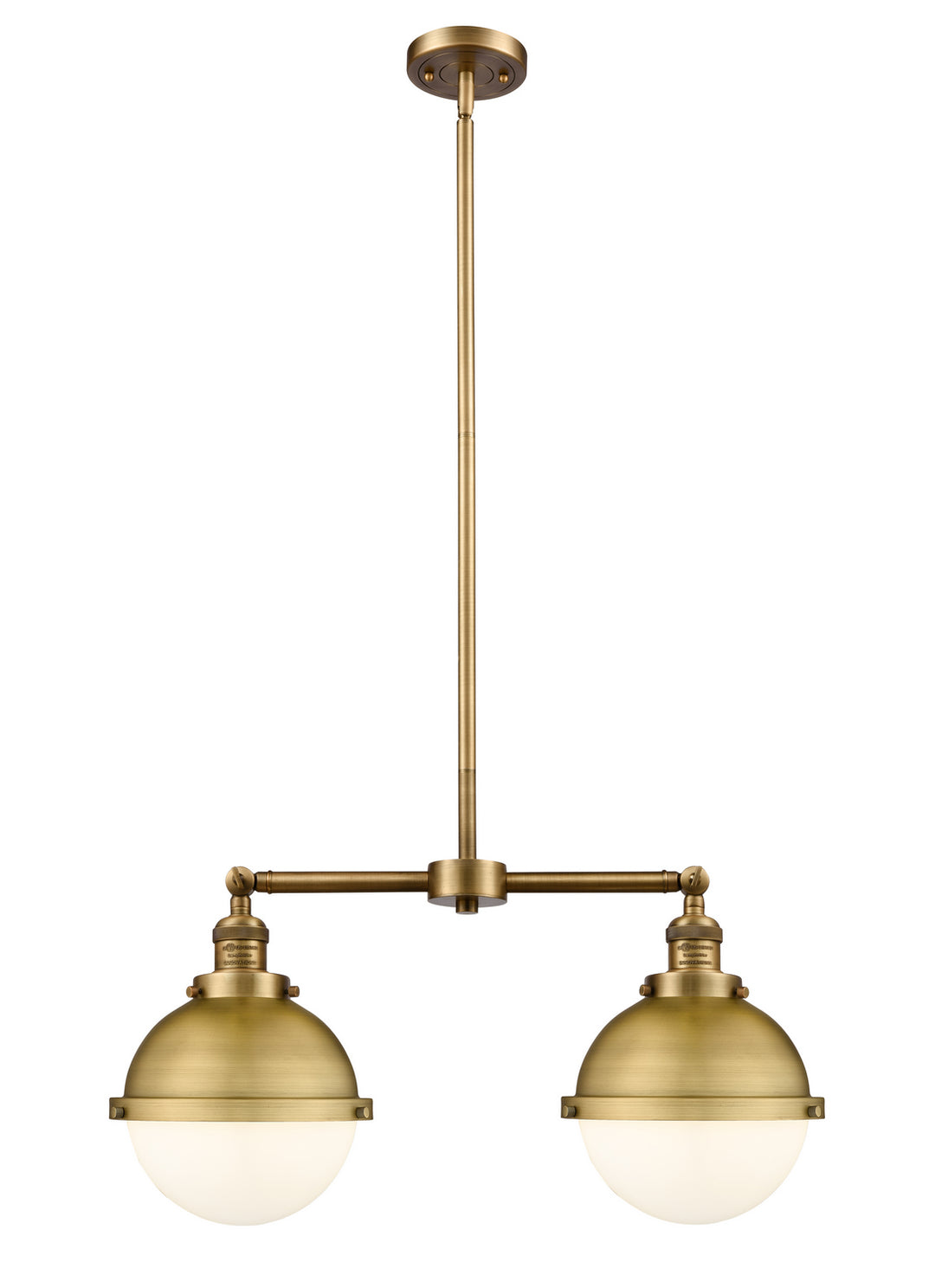 Innovations Franklin Restoration 209-BB-HFS-81-BB-LED Pendant Light - Brushed Brass