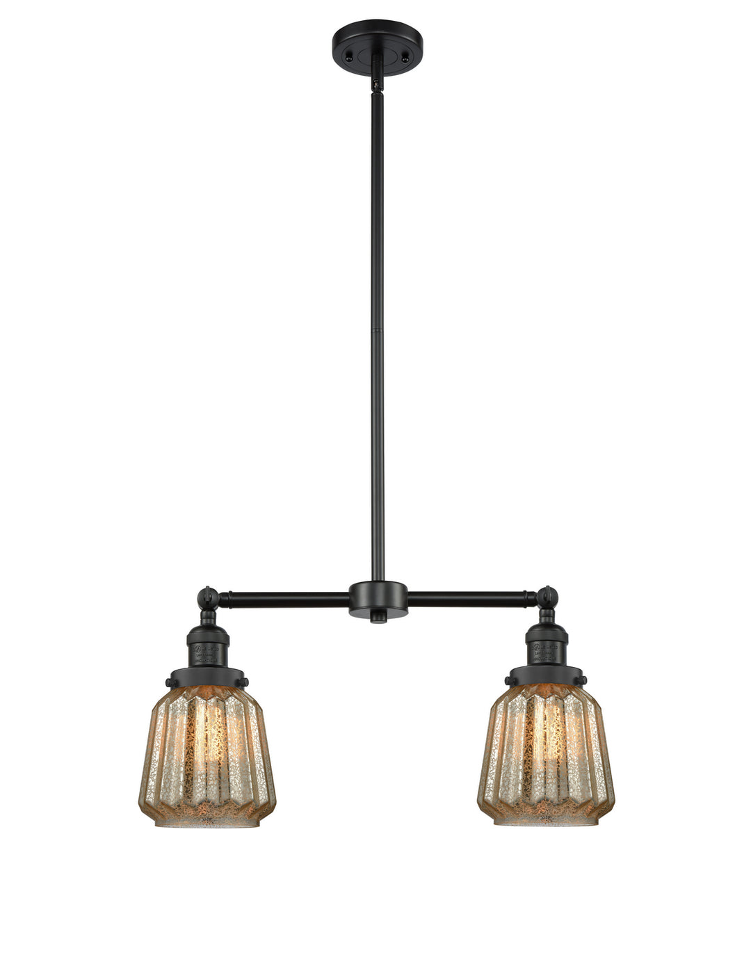 Innovations Franklin Restoration 209-BK-G146-LED Pendant Light - Matte Black