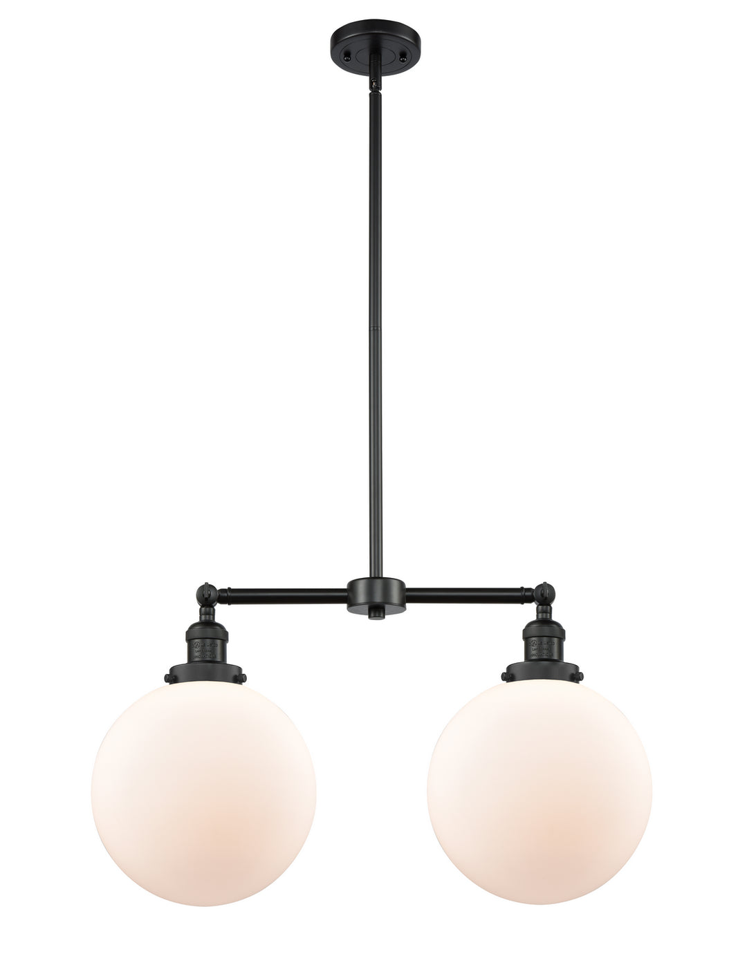 Innovations Franklin Restoration 209-BK-G201-10-LED Pendant Light - Matte Black