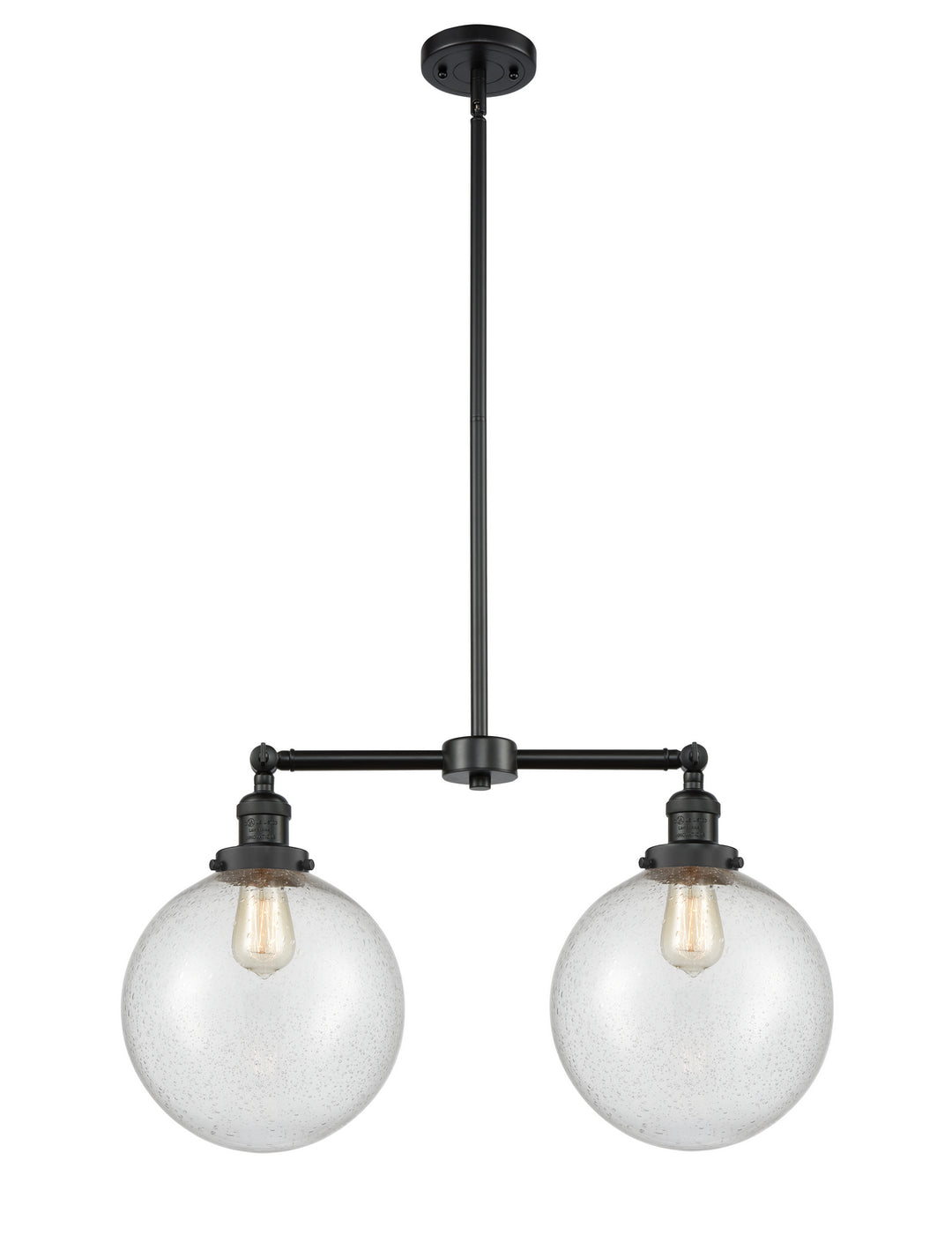 Innovations Franklin Restoration 209-BK-G204-10-LED Pendant Light - Matte Black