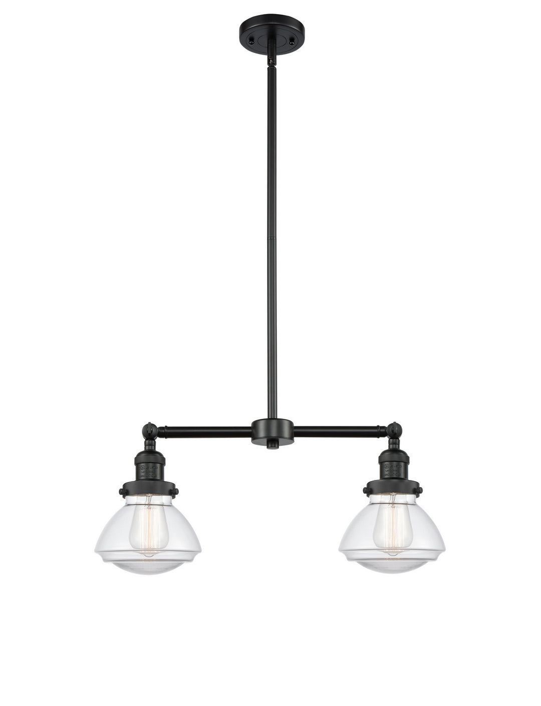 Innovations Franklin Restoration 209-BK-G322 Pendant Light - Matte Black