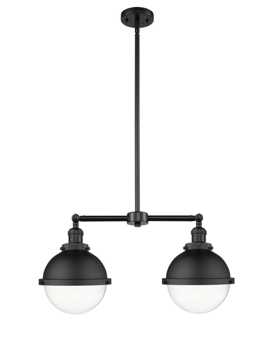 Innovations Franklin Restoration 209-BK-HFS-82-BK Pendant Light - Matte Black