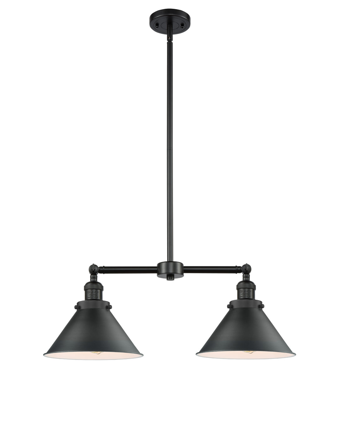 Innovations Franklin Restoration 209-BK-M10-BK Pendant Light - Matte Black