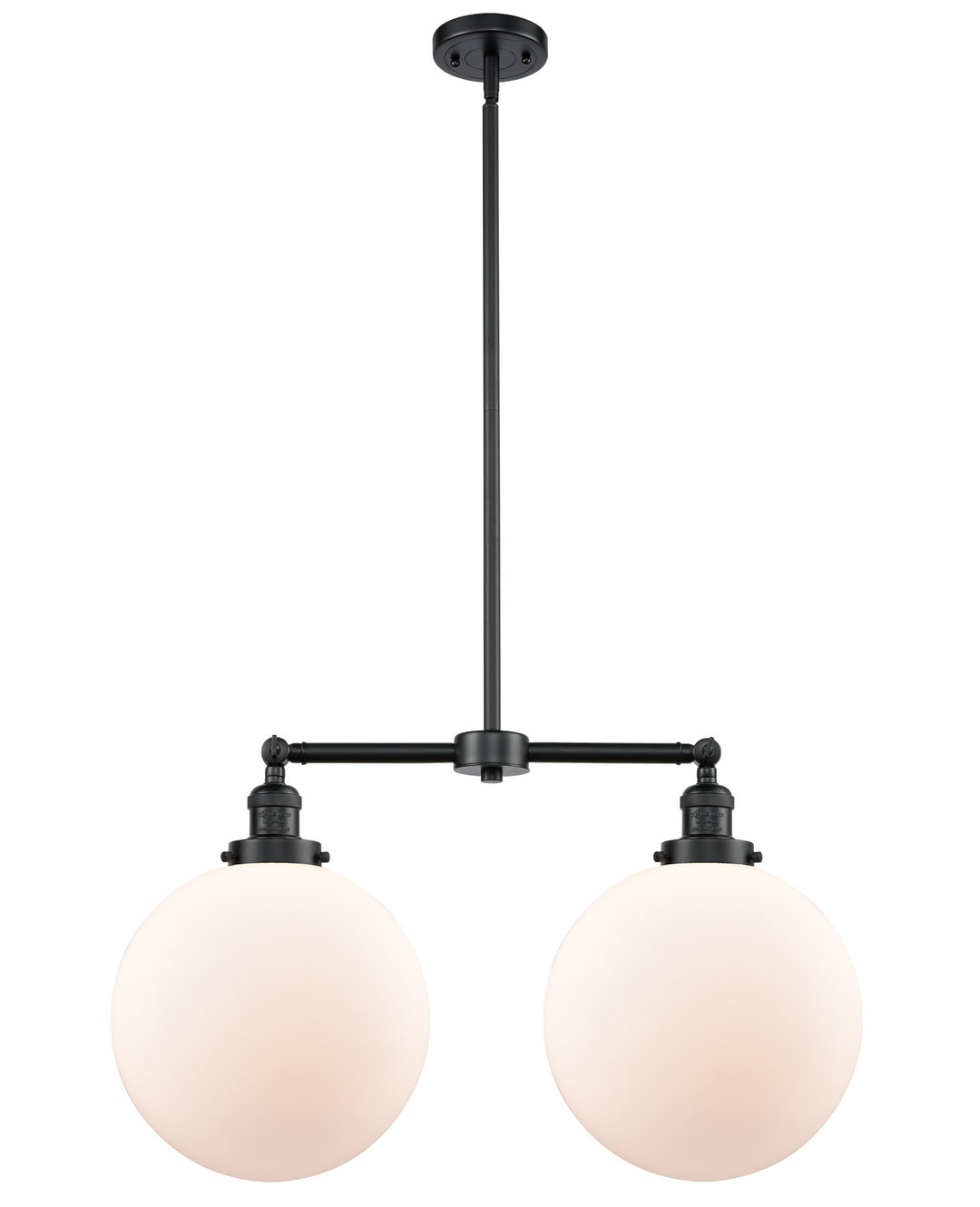 Innovations Franklin Restoration 209-OB-G201-12 Pendant Light - Oil Rubbed Bronze