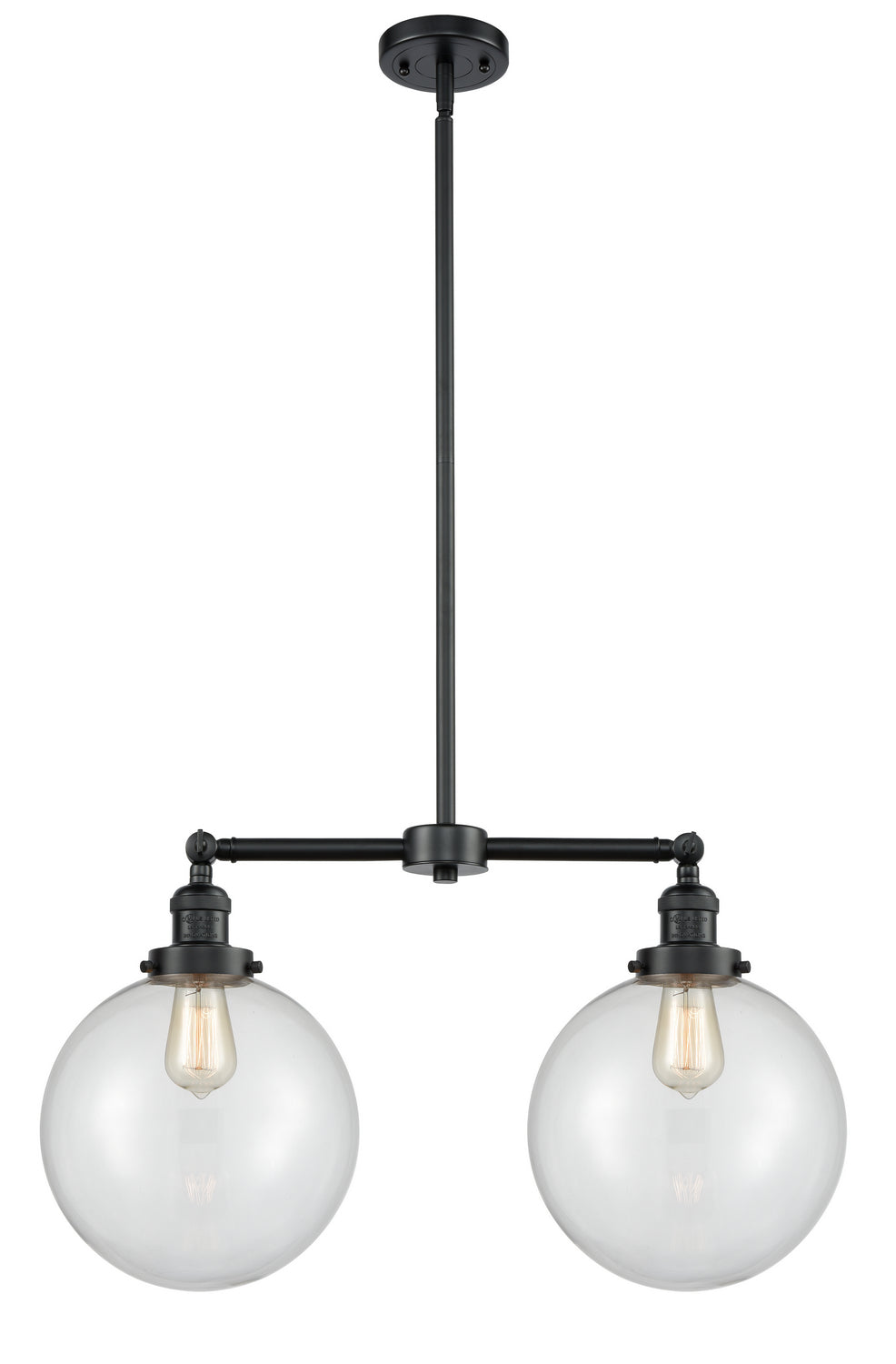 Innovations Franklin Restoration 209-OB-G202-10-LED Pendant Light - Oil Rubbed Bronze