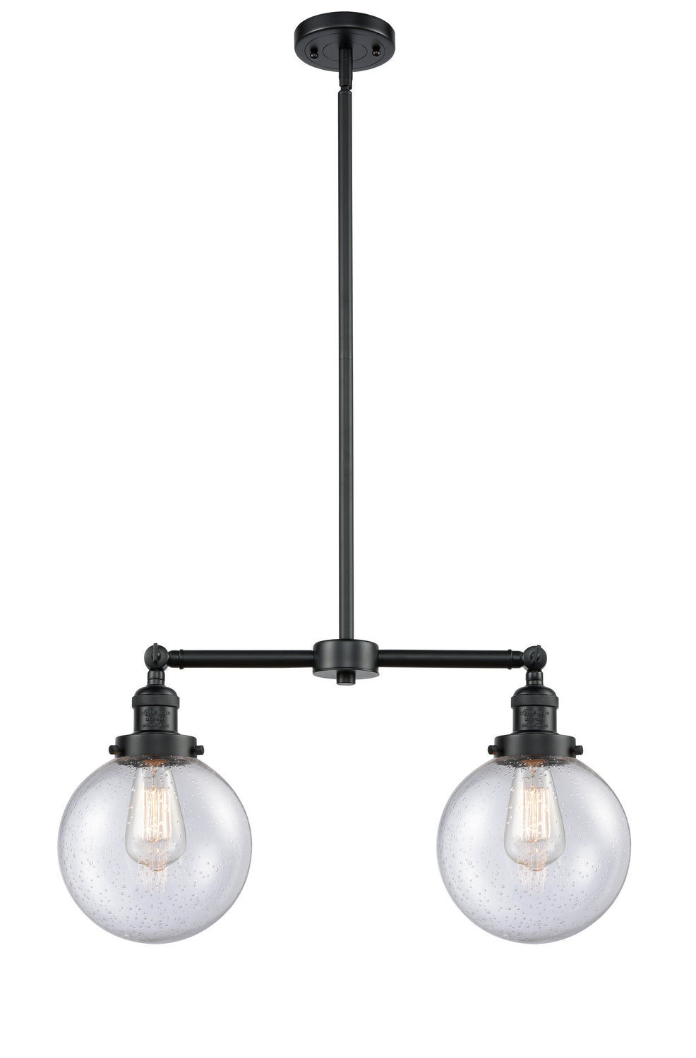 Innovations Franklin Restoration 209-OB-G204-8-LED Pendant Light - Oil Rubbed Bronze