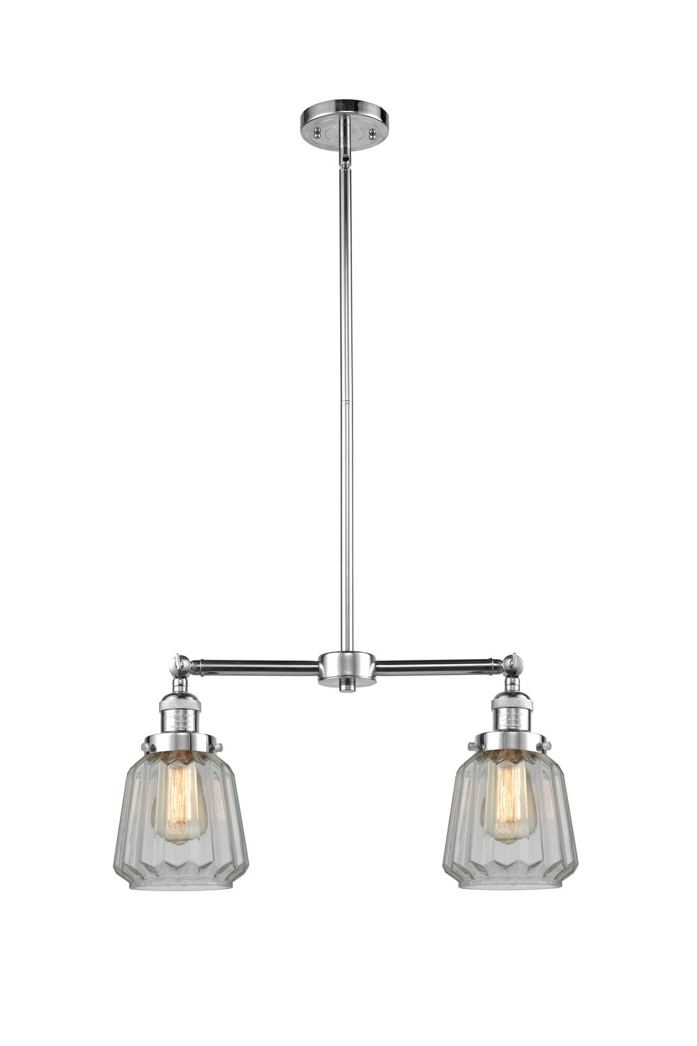 Innovations Franklin Restoration 209-PC-G142 Pendant Light - Polished Chrome