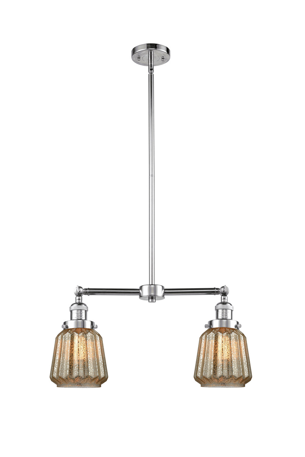 Innovations Franklin Restoration 209-PC-G146 Pendant Light - Polished Chrome