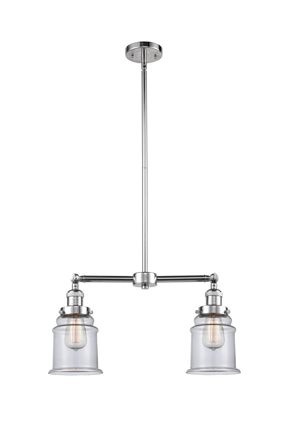 Innovations Franklin Restoration 209-PC-G182 Pendant Light - Polished Chrome