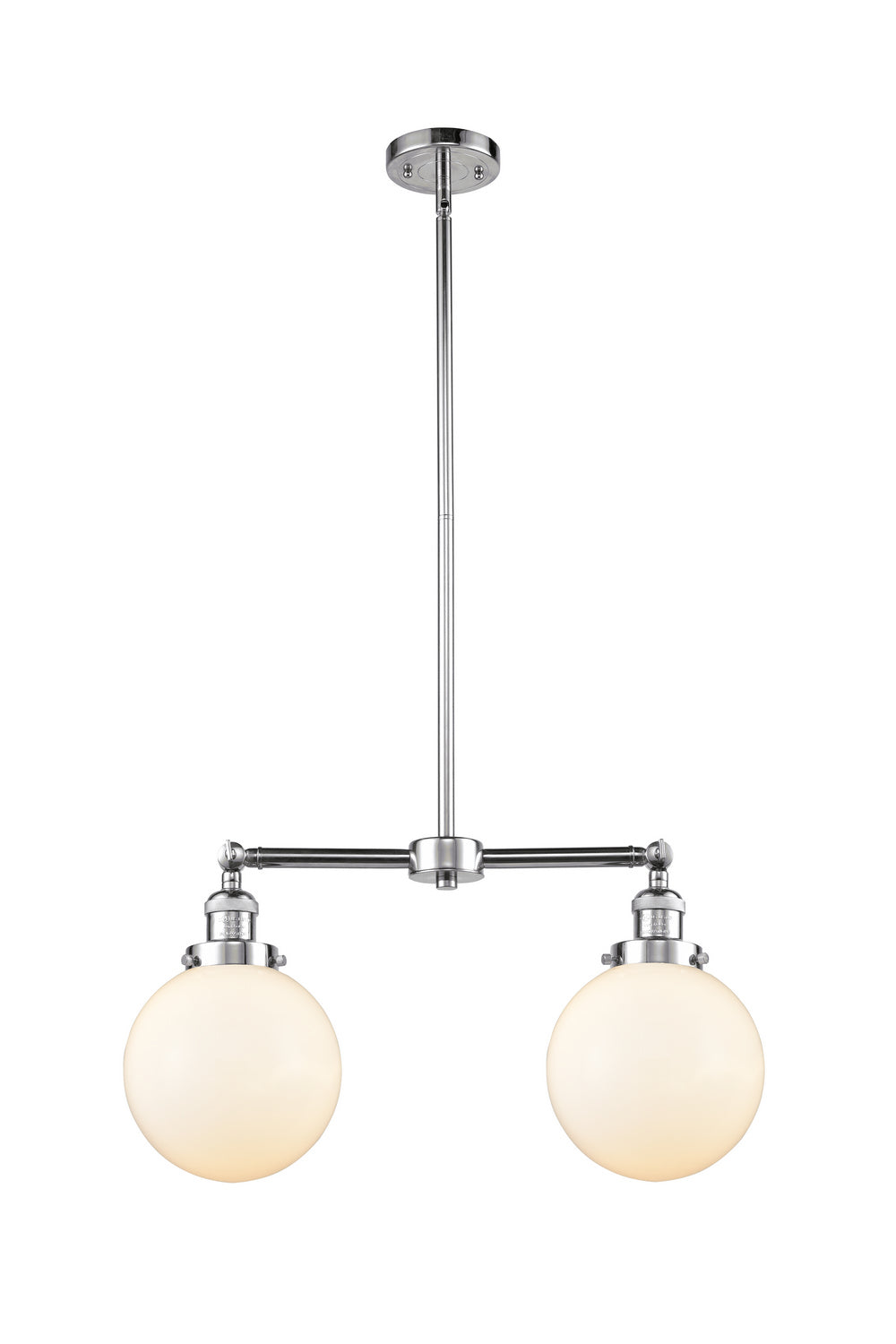 Innovations Franklin Restoration 209-PC-G201-8 Pendant Light - Polished Chrome