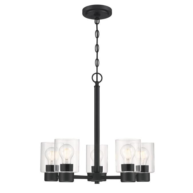 Westinghouse Sylvestre 6115300 Chandelier Light - Matte Black