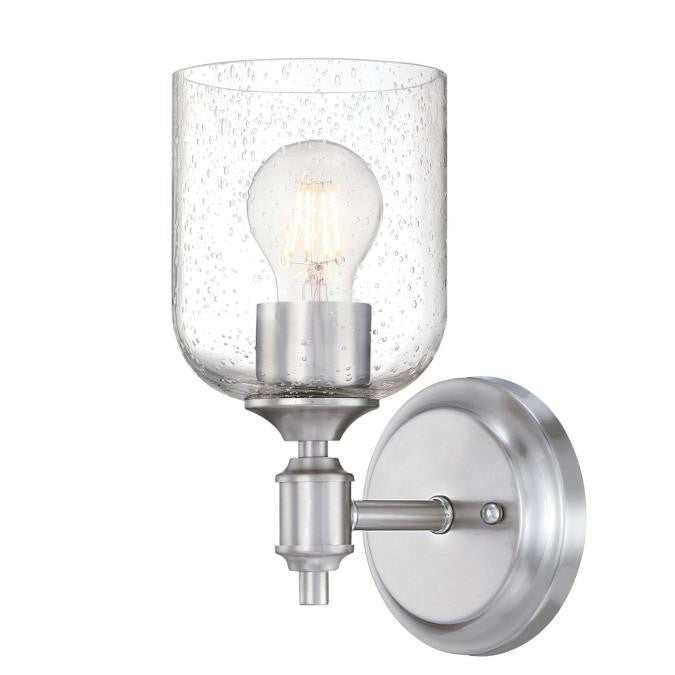 Westinghouse Basset 6115700 Wall Sconce Light - Brushed Nickel