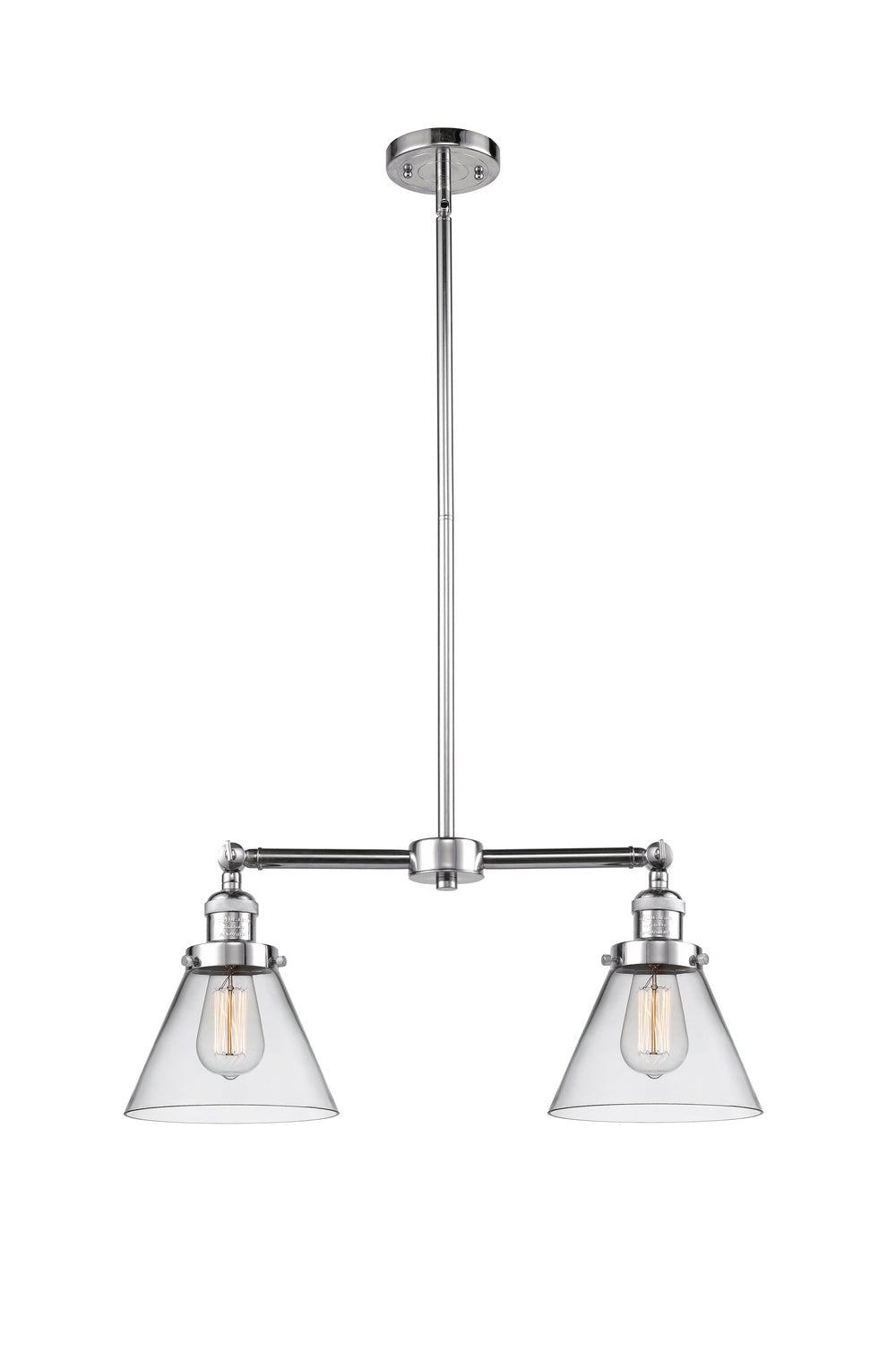 Innovations Franklin Restoration 209-PC-G42-LED Pendant Light - Polished Chrome