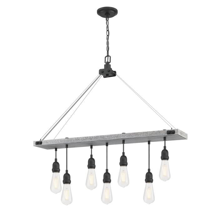 Westinghouse Elway 6116400 Pendant Light - Antique Ash And Matte Brushed Gun Metal