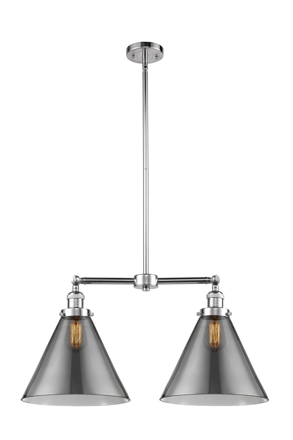 Innovations Franklin Restoration 209-PC-G43-L Pendant Light - Polished Chrome