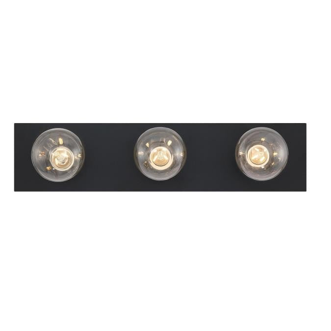 Westinghouse  6117500 Bath Vanity Light 3 in. wide - Matte Black