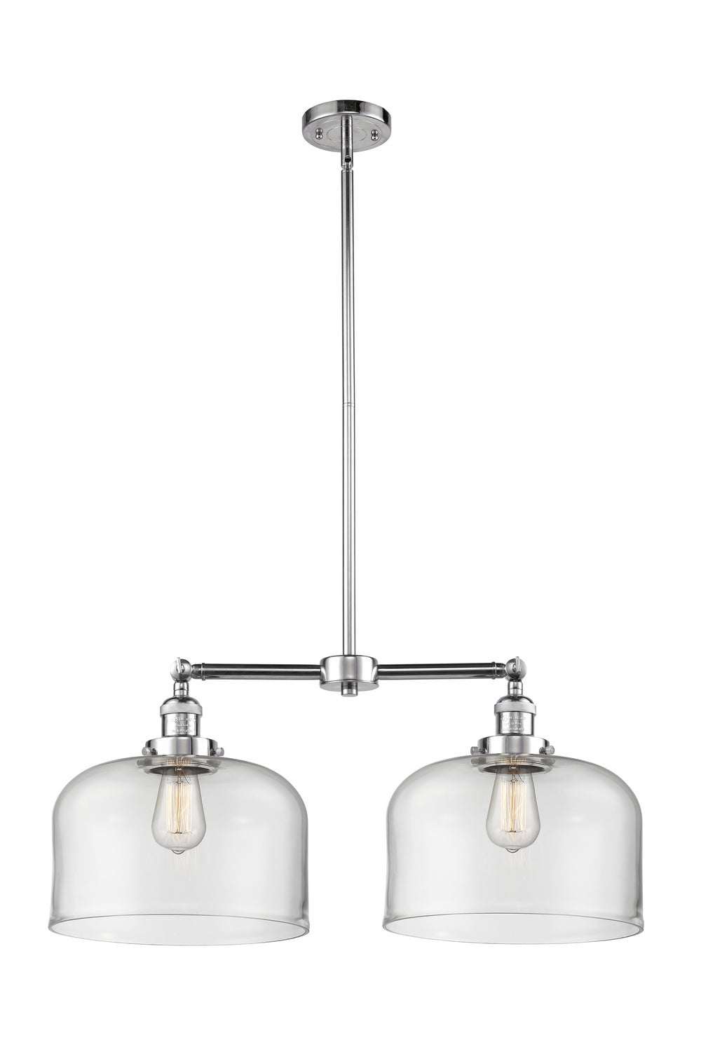 Innovations Franklin Restoration 209-PC-G72-L Pendant Light - Polished Chrome