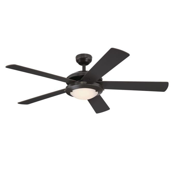 Westinghouse Comet 7307200 Ceiling Fan - Espresso, Espresso / Rich Walnut/