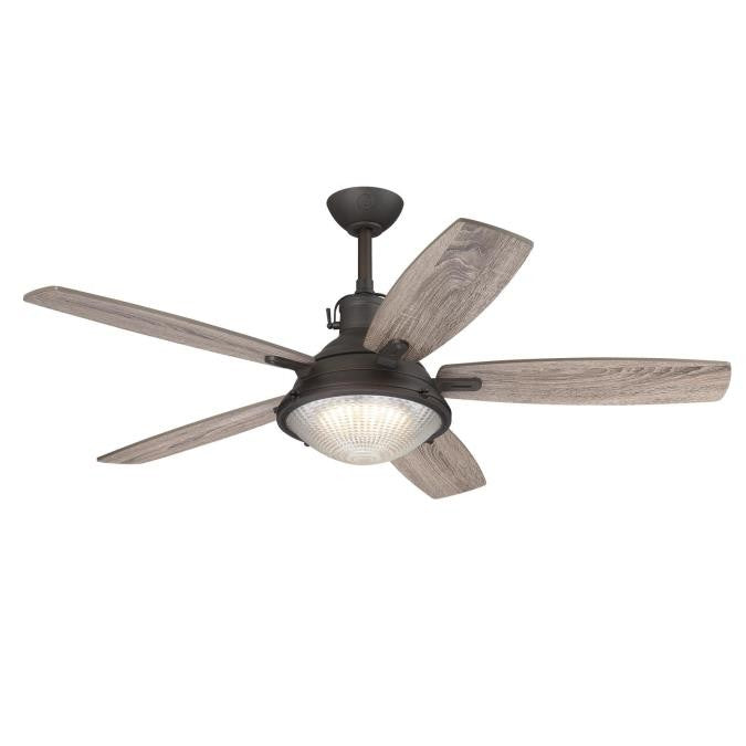 Westinghouse Oyster Bay 7307300 Ceiling Fan - Black-Bronze, Pewter Ash / Walnut/