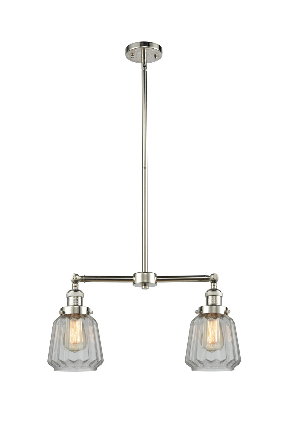 Innovations Franklin Restoration 209-PN-G142 Pendant Light - Polished Nickel