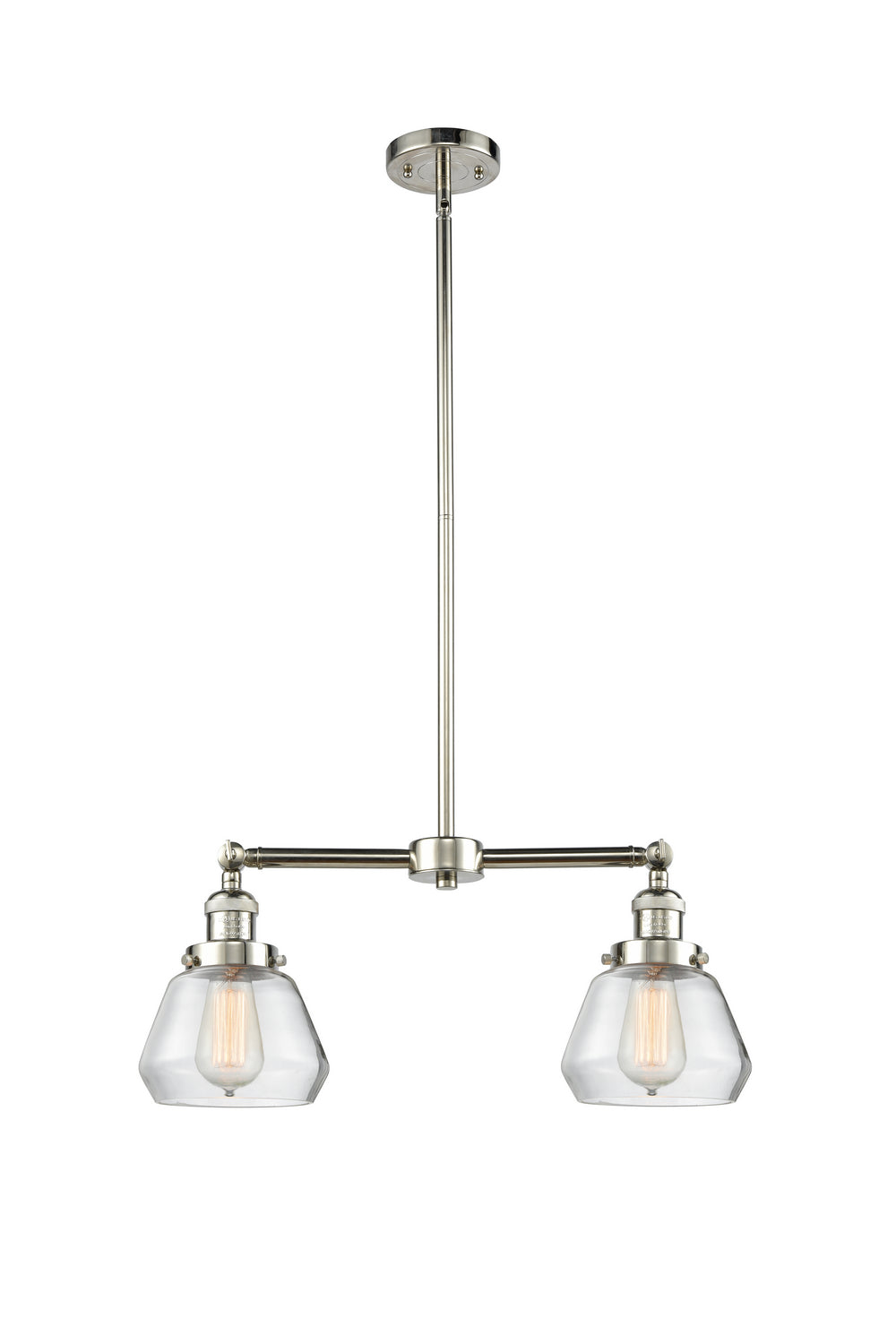 Innovations Franklin Restoration 209-PN-G172 Pendant Light - Polished Nickel
