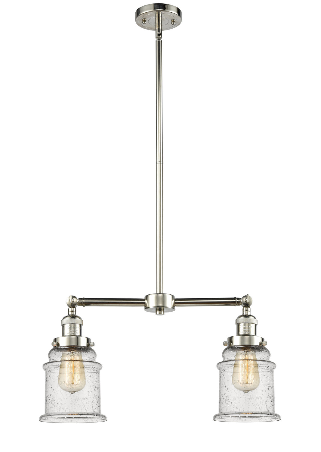Innovations Franklin Restoration 209-PN-G184-LED Pendant Light - Polished Nickel