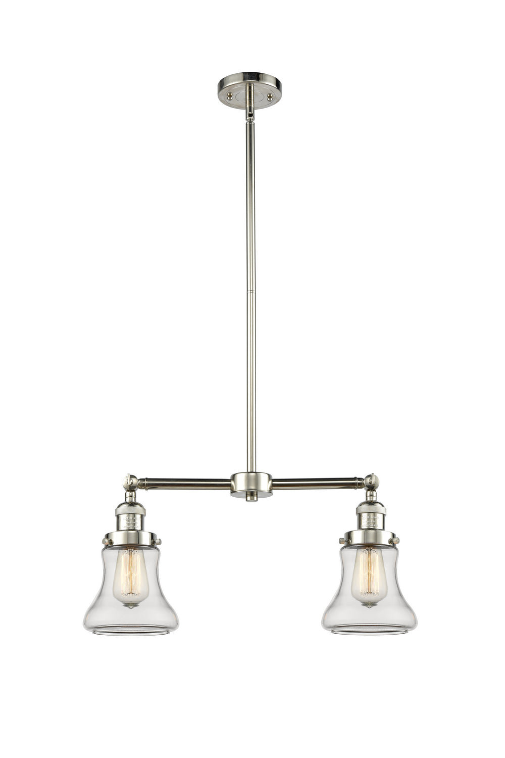 Innovations Franklin Restoration 209-PN-G192 Pendant Light - Polished Nickel
