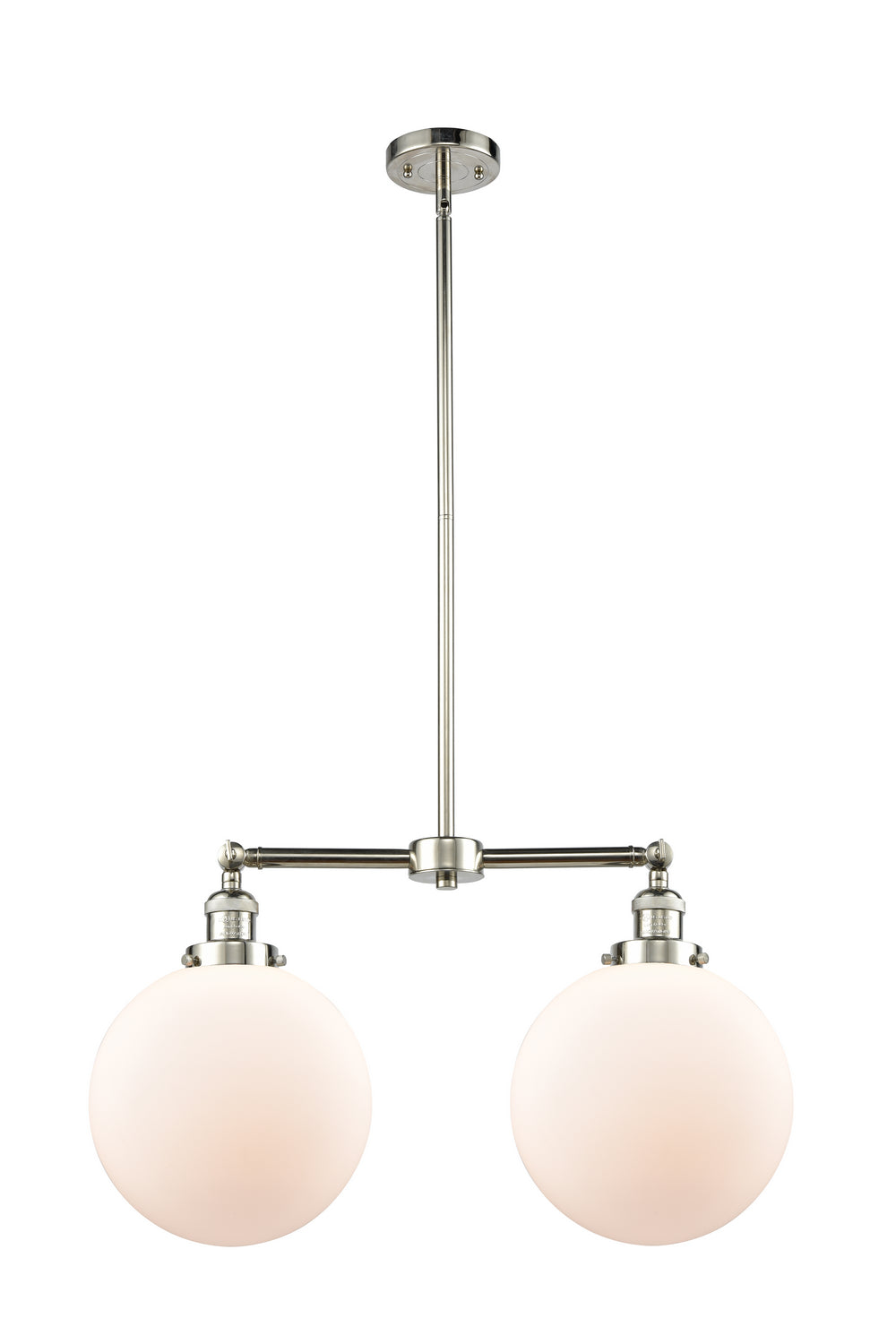 Innovations Franklin Restoration 209-PN-G201-10-LED Pendant Light - Polished Nickel