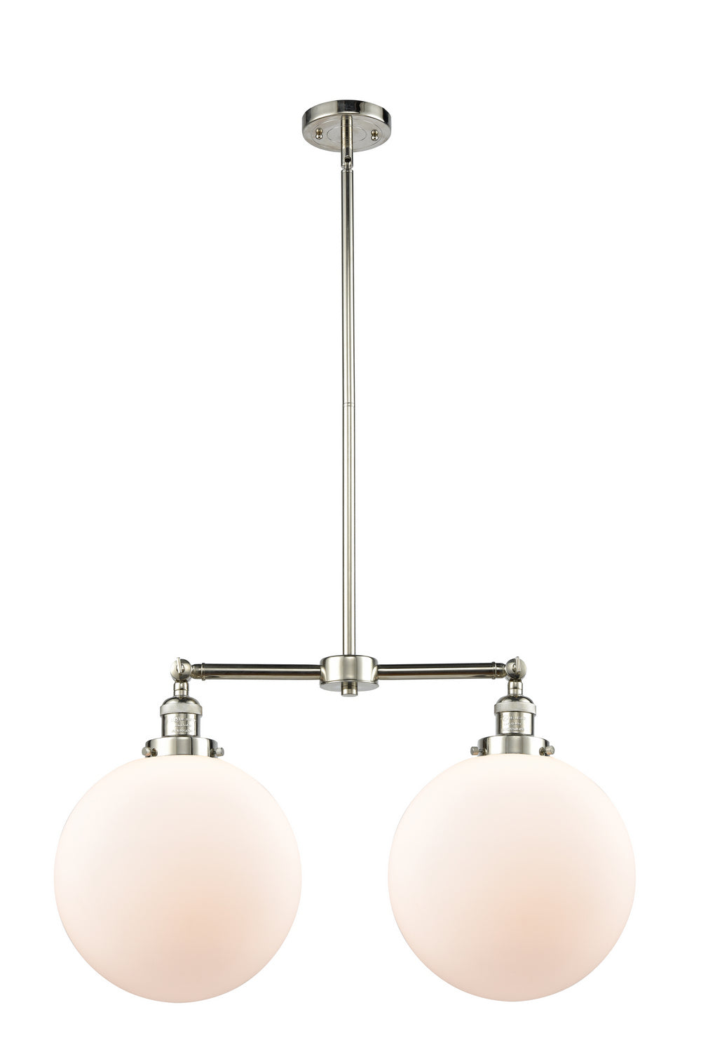 Innovations Franklin Restoration 209-PN-G201-12-LED Pendant Light - Polished Nickel