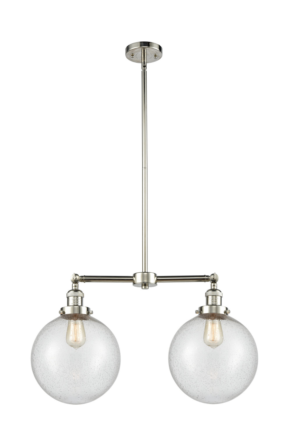Innovations Franklin Restoration 209-PN-G204-10-LED Pendant Light - Polished Nickel