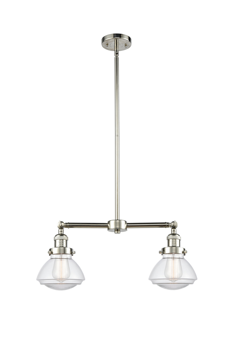 Innovations Franklin Restoration 209-PN-G322 Pendant Light - Polished Nickel
