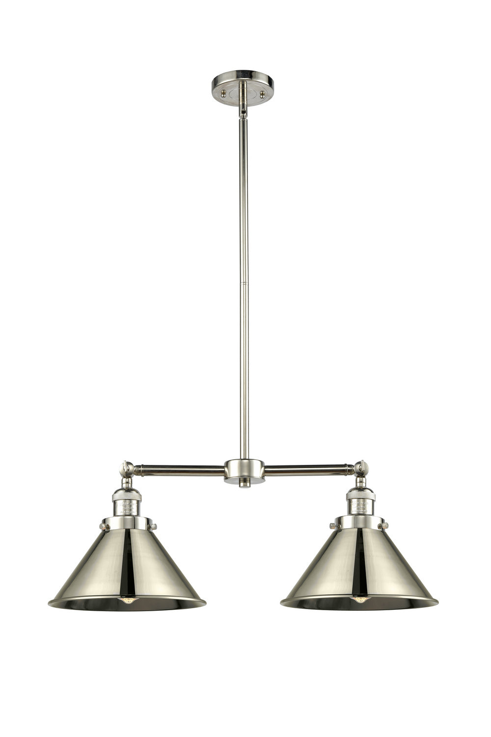 Innovations Franklin Restoration 209-PN-M10-PN-LED Pendant Light - Polished Nickel
