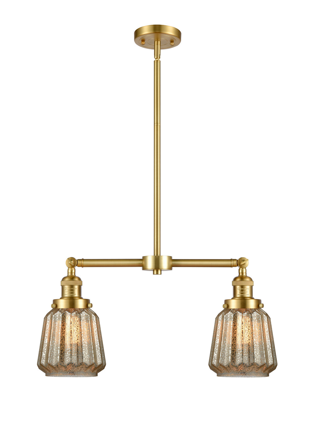 Innovations Franklin Restoration 209-SG-G146-LED Pendant Light - Satin Gold