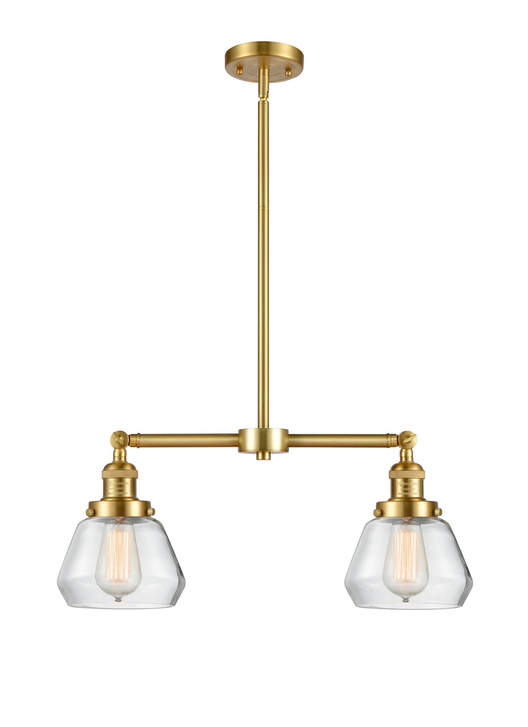 Innovations Franklin Restoration 209-SG-G172-LED Pendant Light - Satin Gold