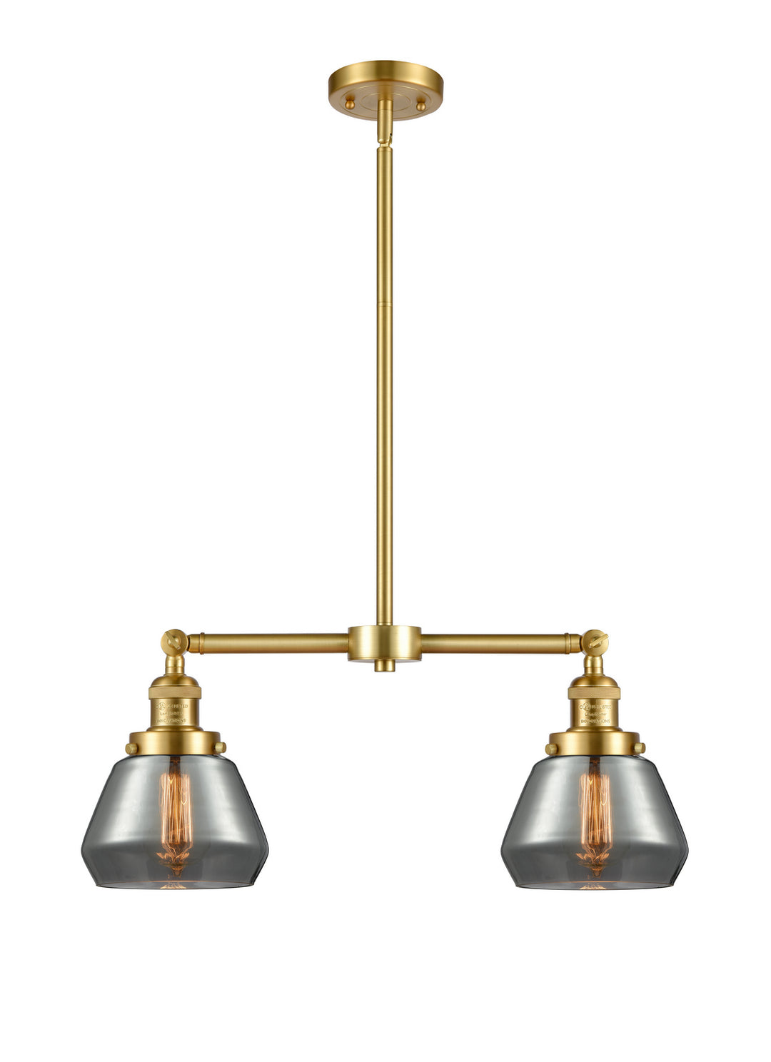 Innovations Franklin Restoration 209-SG-G173-LED Pendant Light - Satin Gold