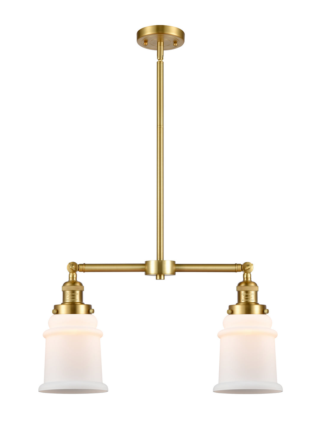 Innovations Franklin Restoration 209-SG-G181-LED Pendant Light - Satin Gold