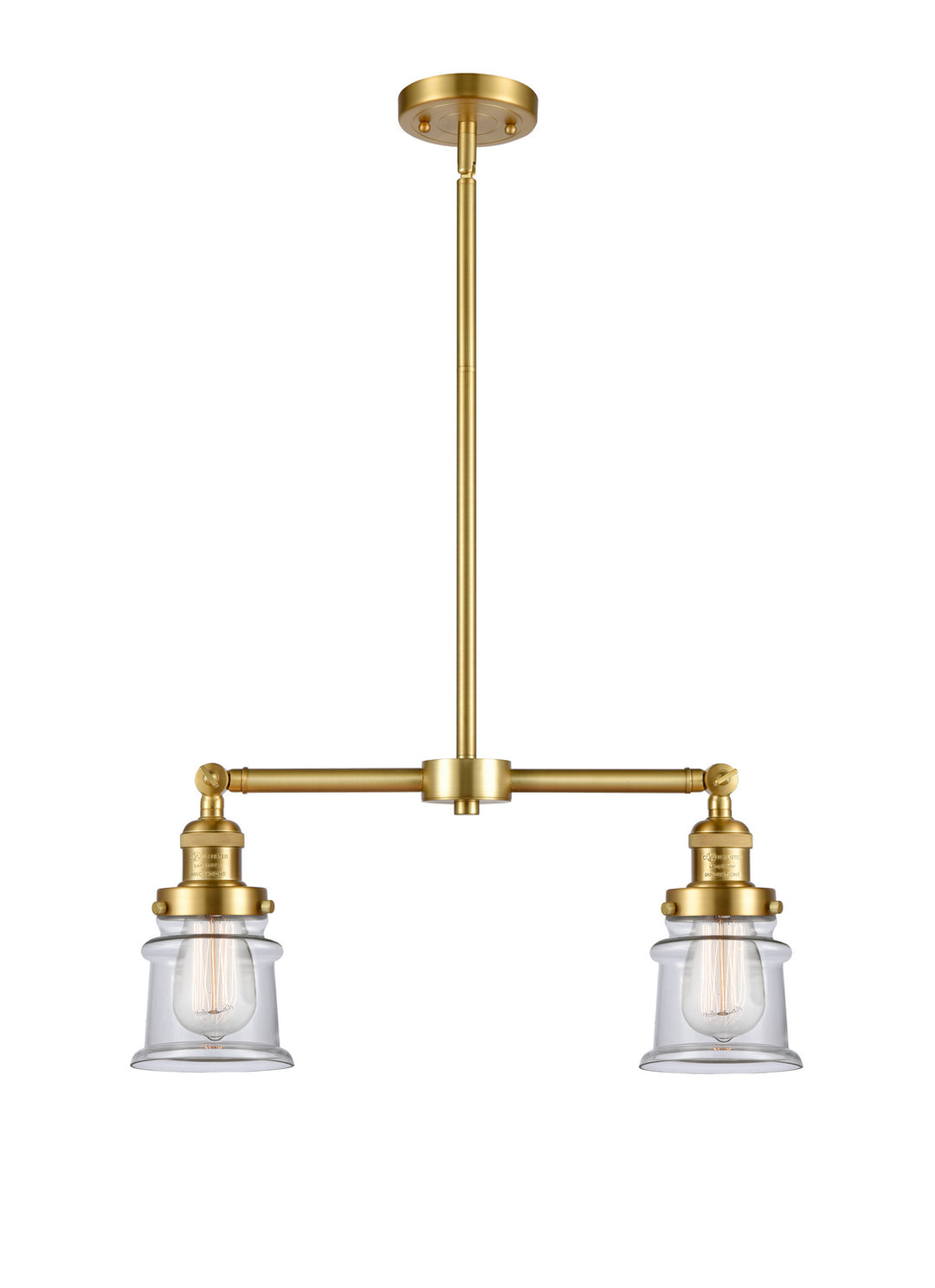 Innovations Franklin Restoration 209-SG-G182S-LED Pendant Light - Satin Gold