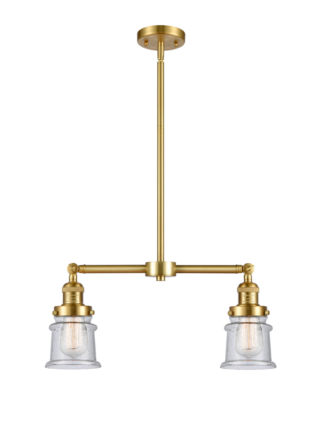 Innovations Franklin Restoration 209-SG-G184S Pendant Light - Satin Gold