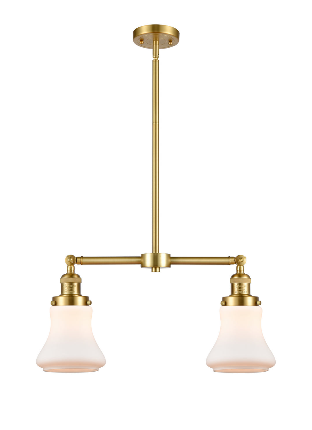 Innovations Franklin Restoration 209-SG-G191-LED Pendant Light - Satin Gold