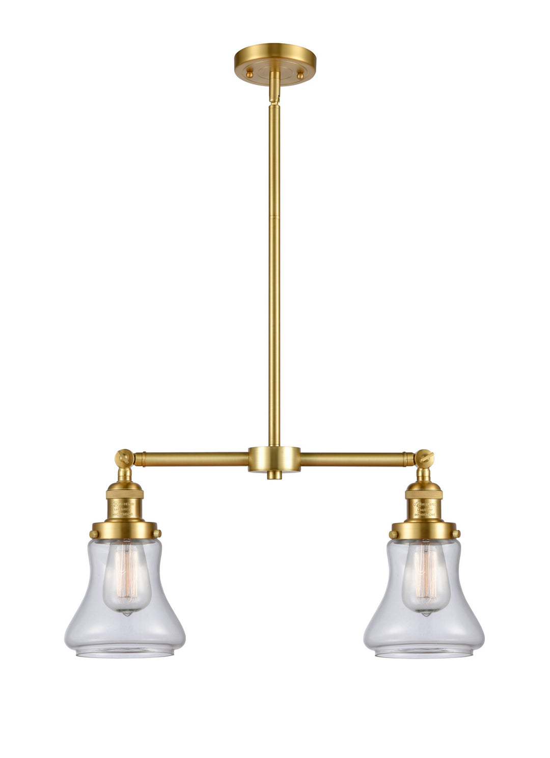 Innovations Franklin Restoration 209-SG-G192-LED Pendant Light - Satin Gold