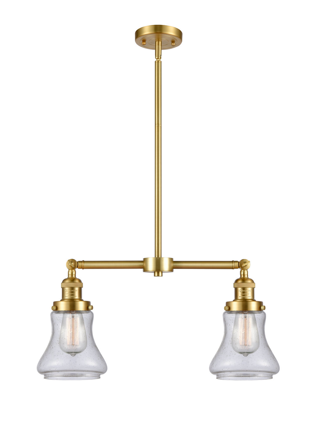 Innovations Franklin Restoration 209-SG-G194-LED Pendant Light - Satin Gold