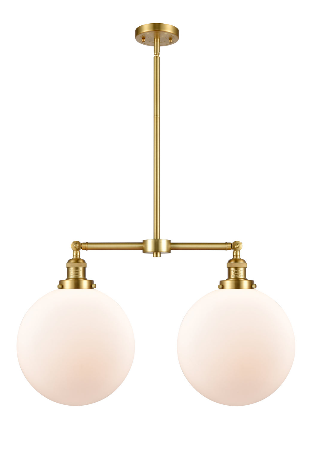 Innovations Franklin Restoration 209-SG-G201-12-LED Pendant Light - Satin Gold