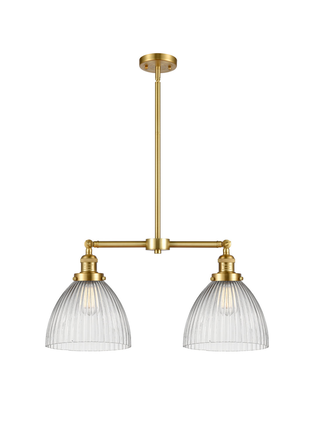 Innovations Franklin Restoration 209-SG-G222 Pendant Light - Satin Gold
