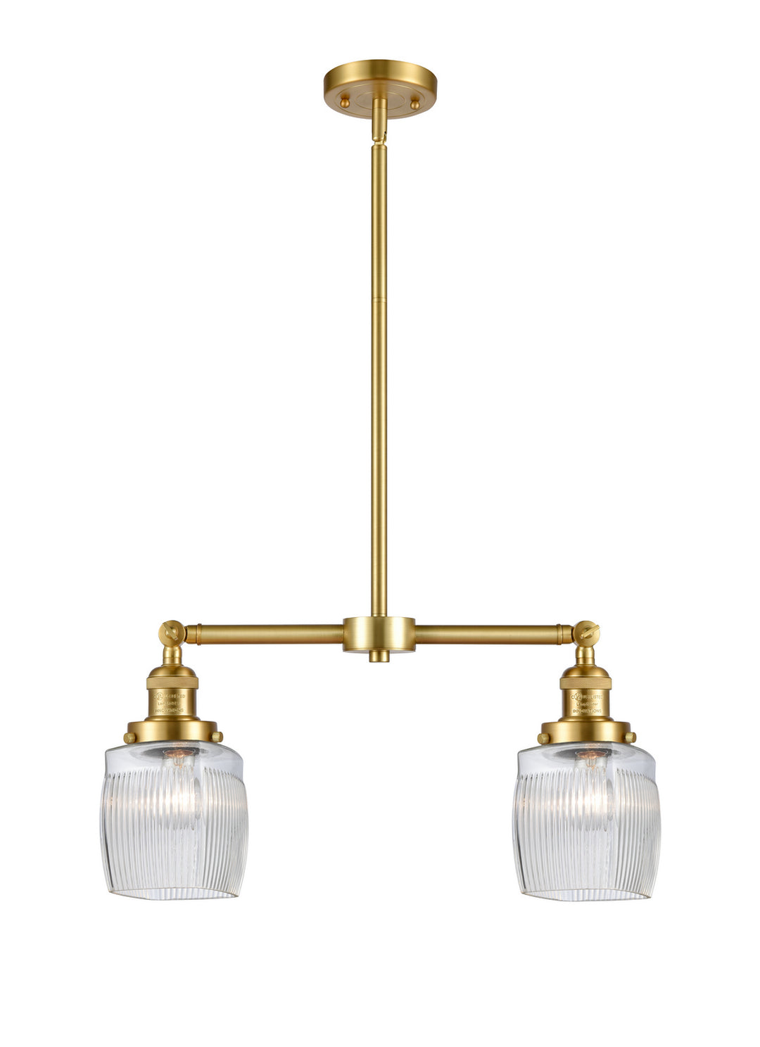 Innovations Franklin Restoration 209-SG-G302 Pendant Light - Satin Gold