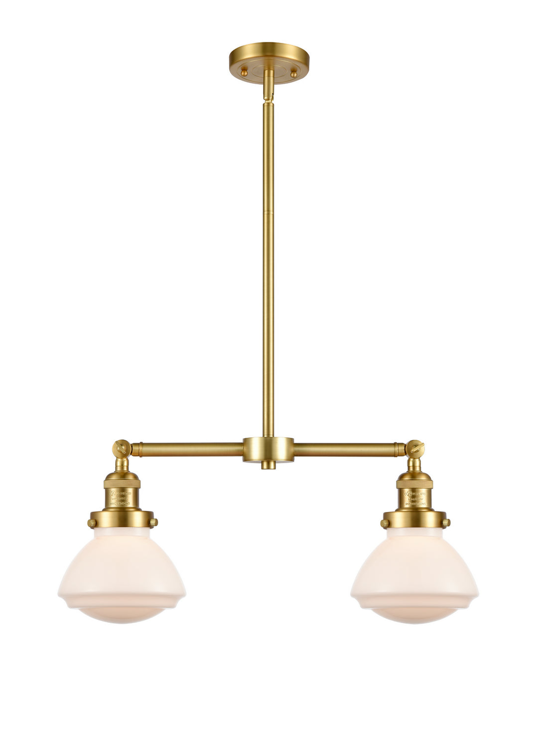 Innovations Franklin Restoration 209-SG-G321-LED Pendant Light - Satin Gold