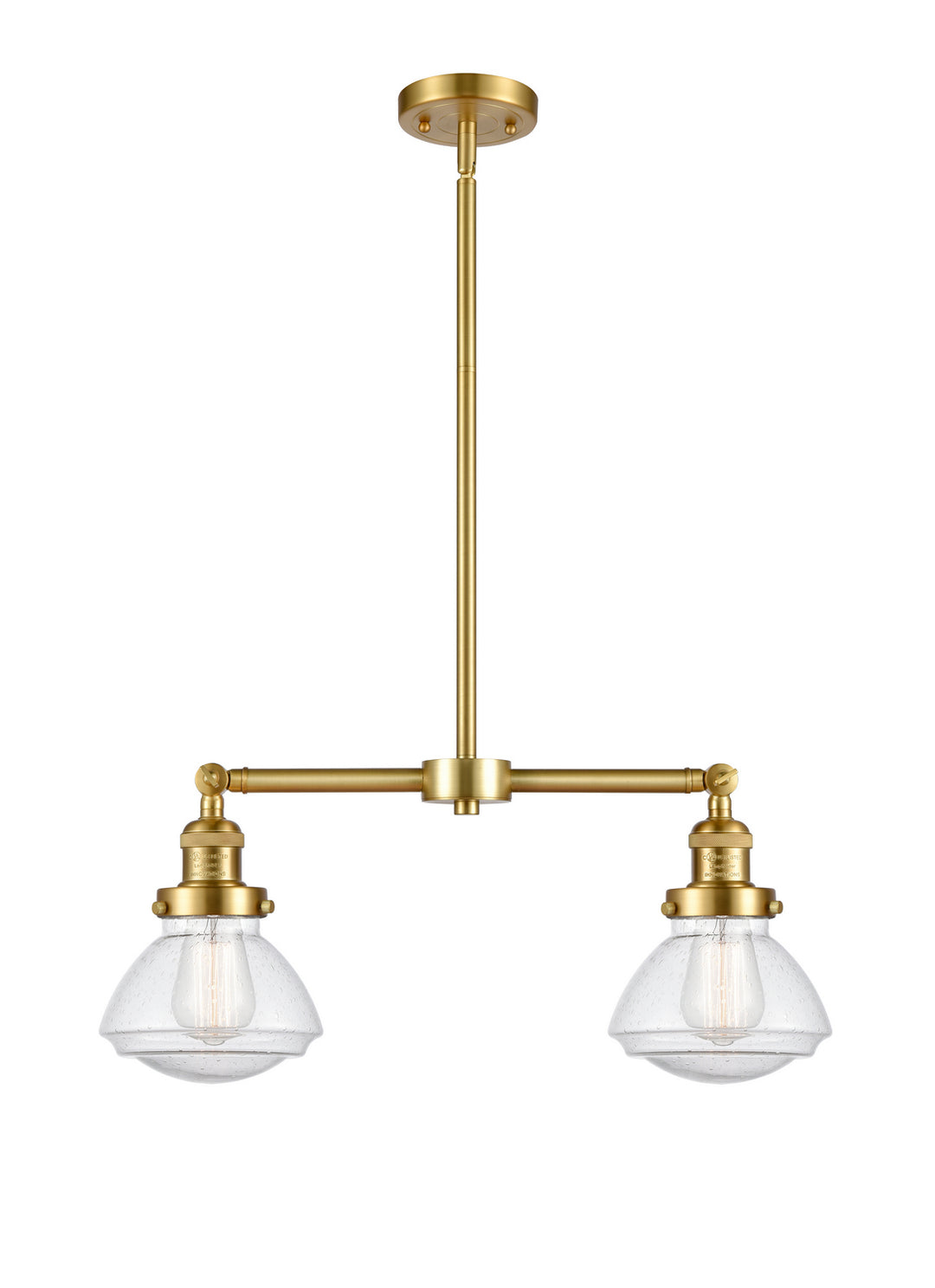 Innovations Franklin Restoration 209-SG-G324 Pendant Light - Satin Gold