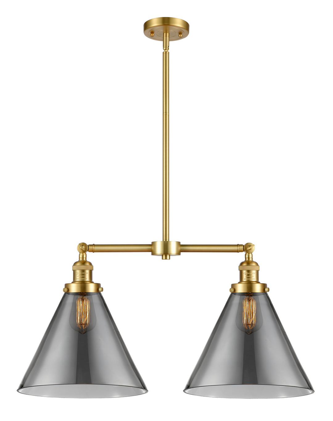 Innovations Franklin Restoration 209-SG-G43-L Pendant Light - Satin Gold